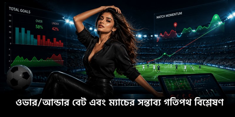 ওভার/আন্ডার বেট এবং ম্যাচের সম্ভাব্য গতিপথ বিশ্লেষণ